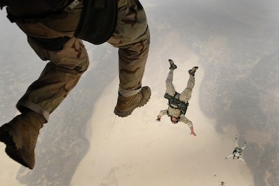 skydiving is risky